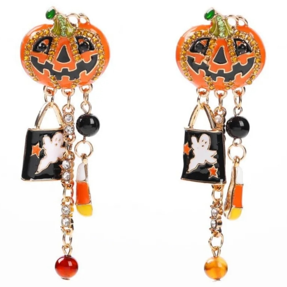 Holiday Halloween Earrings & Bracelet Matching SET!